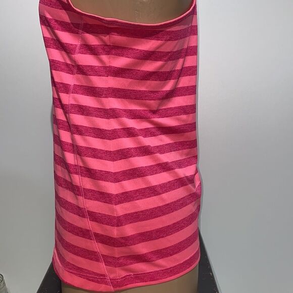 New Balance Women's Pink Lightningory Stripe Racerback Tank Top Size Small - Picture 3 of 9